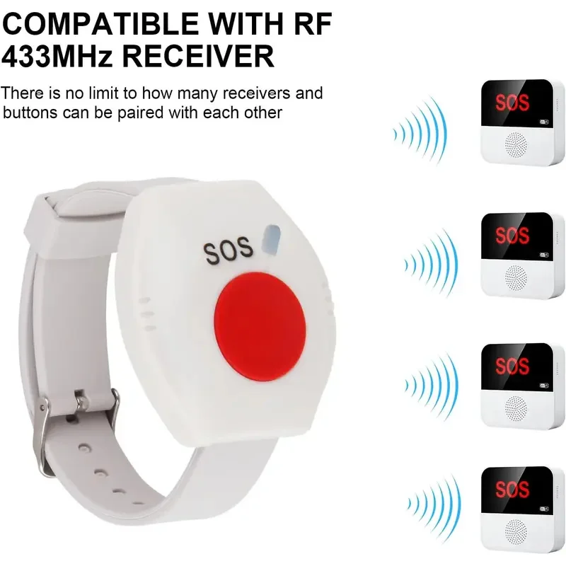 Тревожная кнопка rf 433 мгц браслет - Фотография_6
