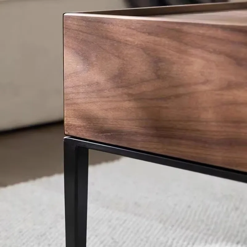 Минималистичный чайный столик из орехового дерева в китайском стиле - Фотография_5