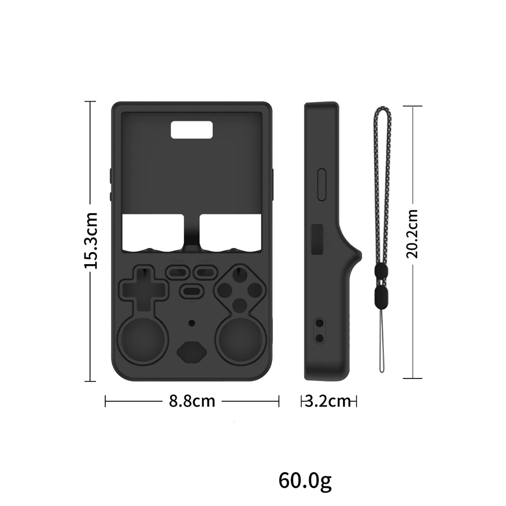 Силиконовый чехол для игровой консоли r36 ultra с защитой от падения - Фотография_4