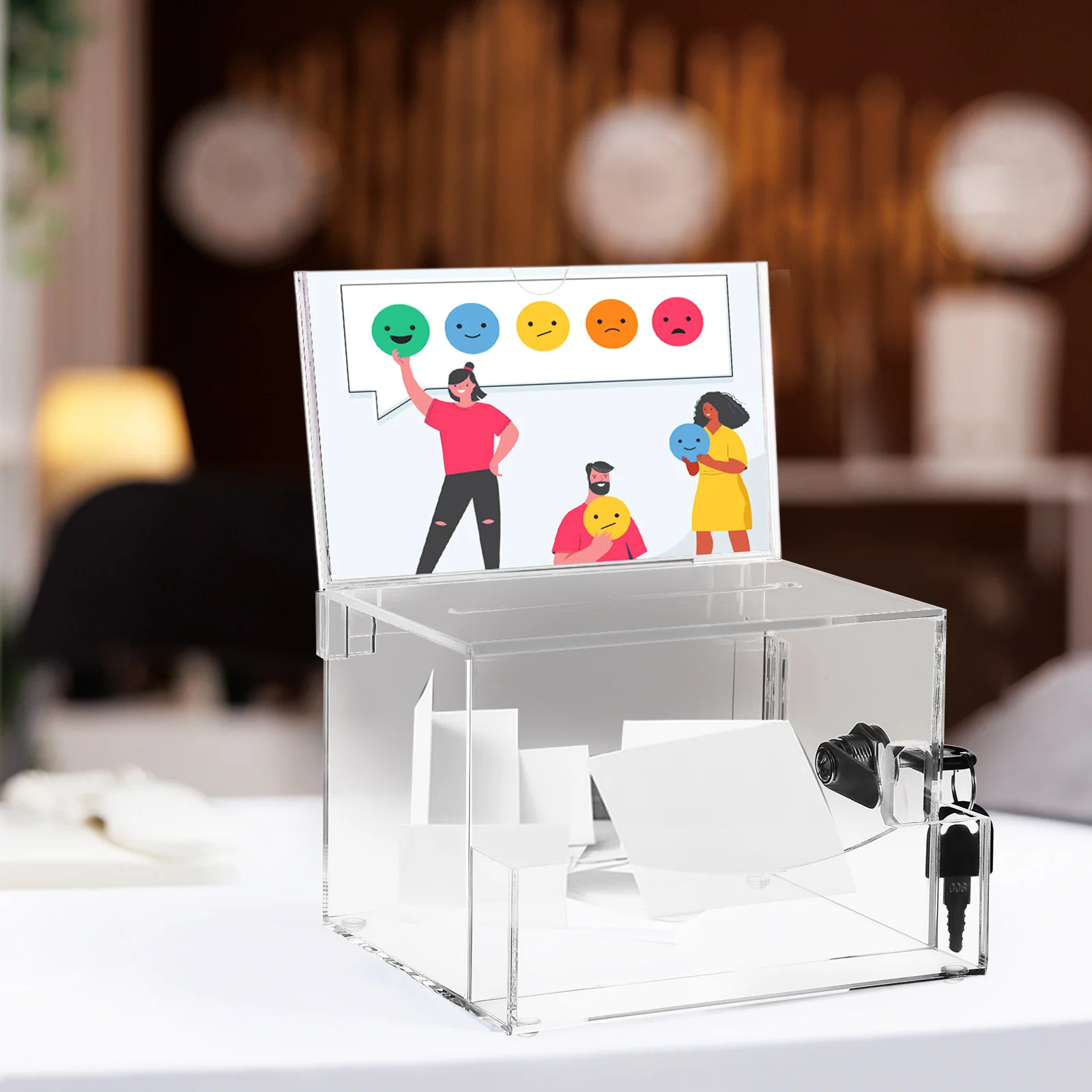 Прочная прозрачная урна для голосования - Фотография_4