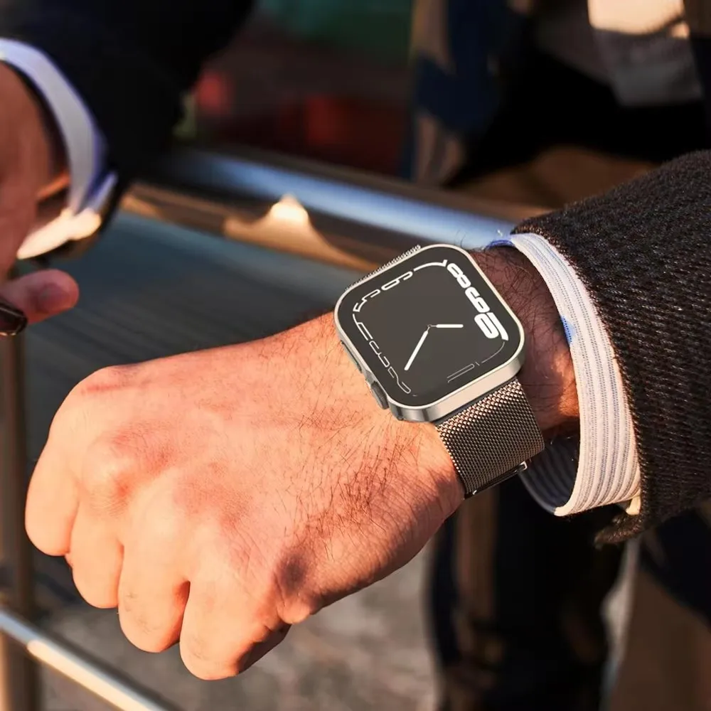 Стекло + водонепроницаемое внешнее для apple watch 6 5 4 se 44 мм 40 мм - Фотография_6