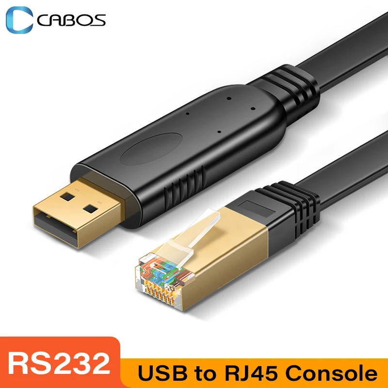 Консольный кабель usb-rj45 последовательный - Фотография_6