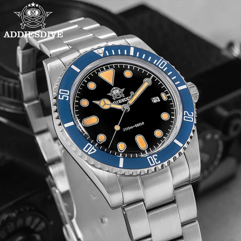 Addiesdive новые 39 мм мужские