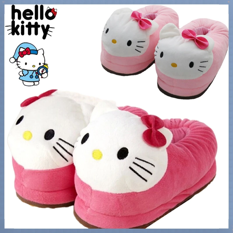 Хлопковые тапочки hello kitty