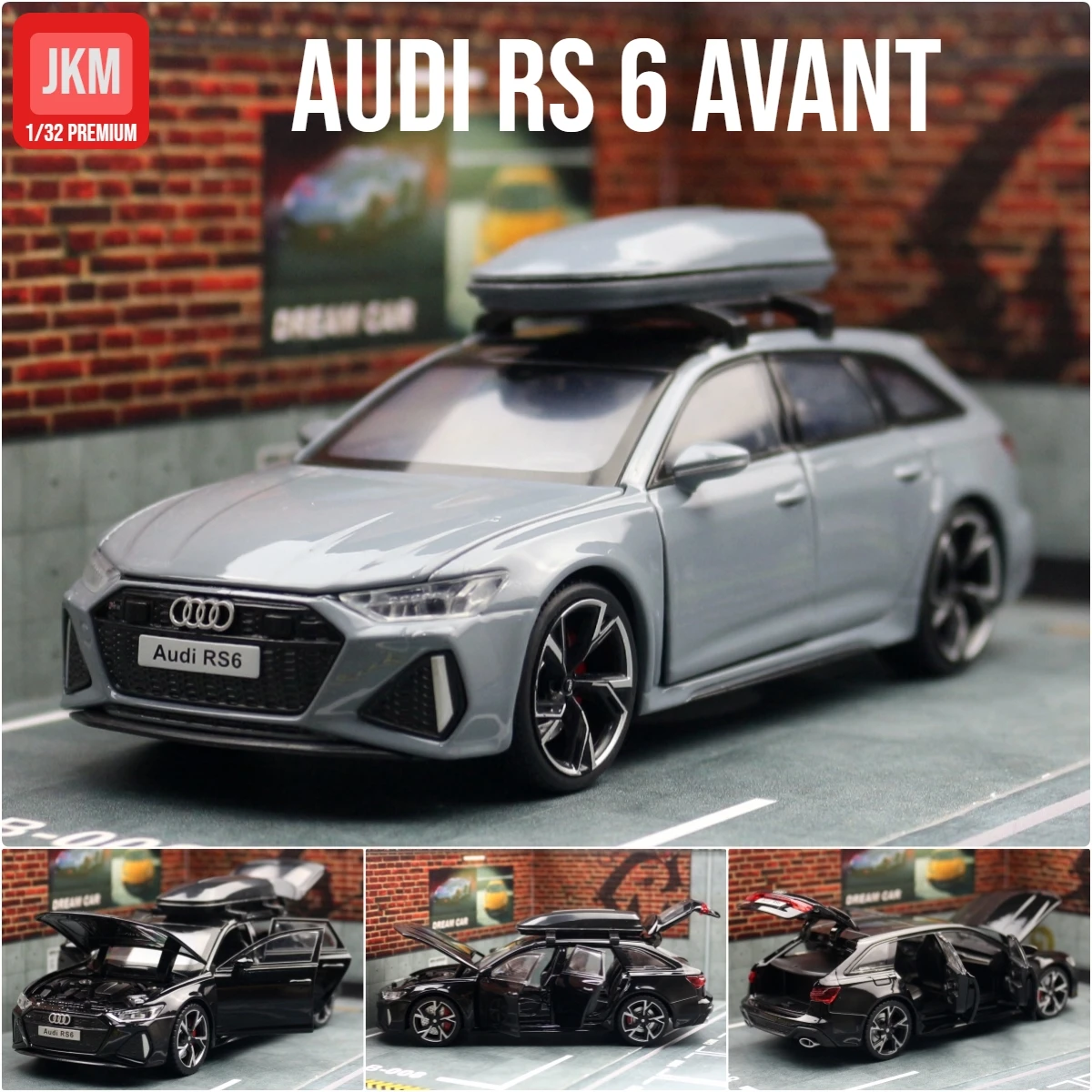 Audi rs6 миниатюрная литая под