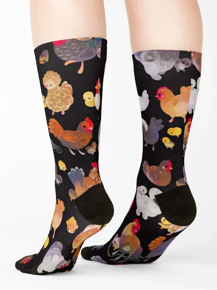 Chicken and chick - темные носки - Фотография_4