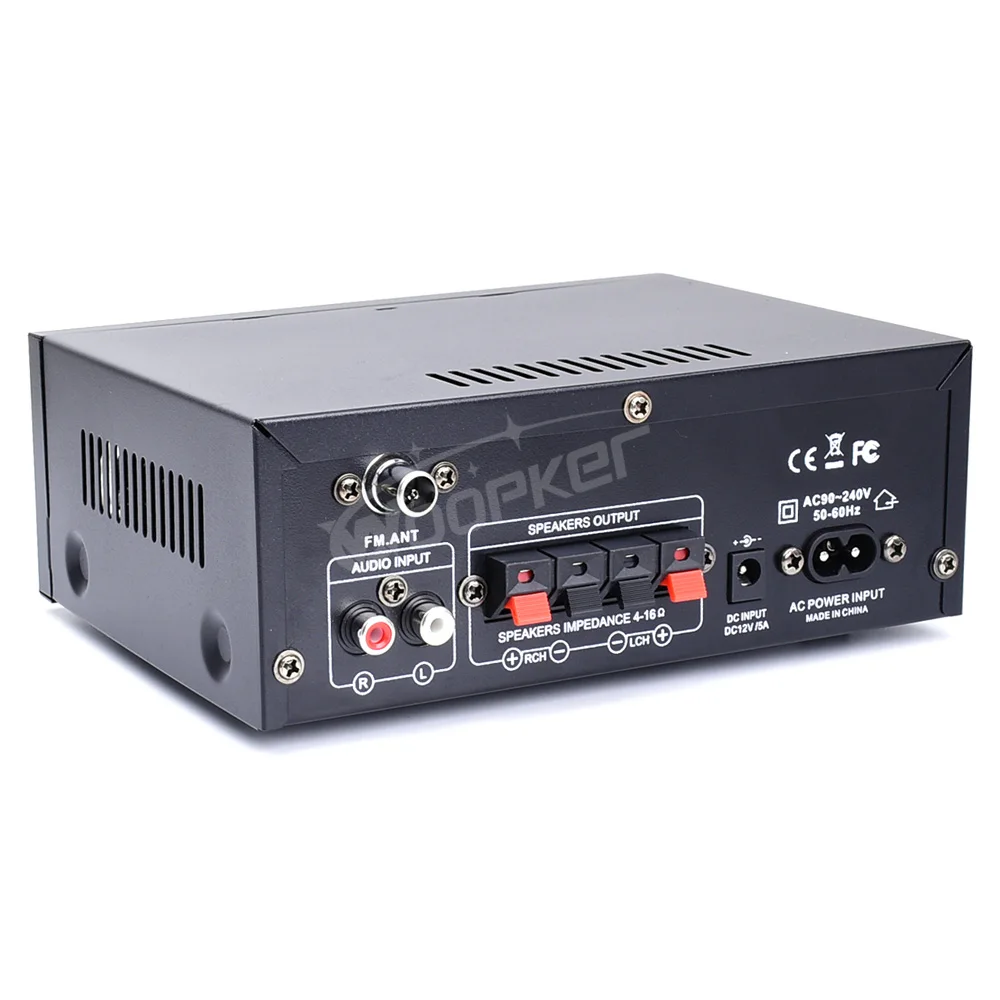 Woopker ak45 hifi цифровой усилитель максимальная мощность 90wx2 канал 2 - Фотография_6