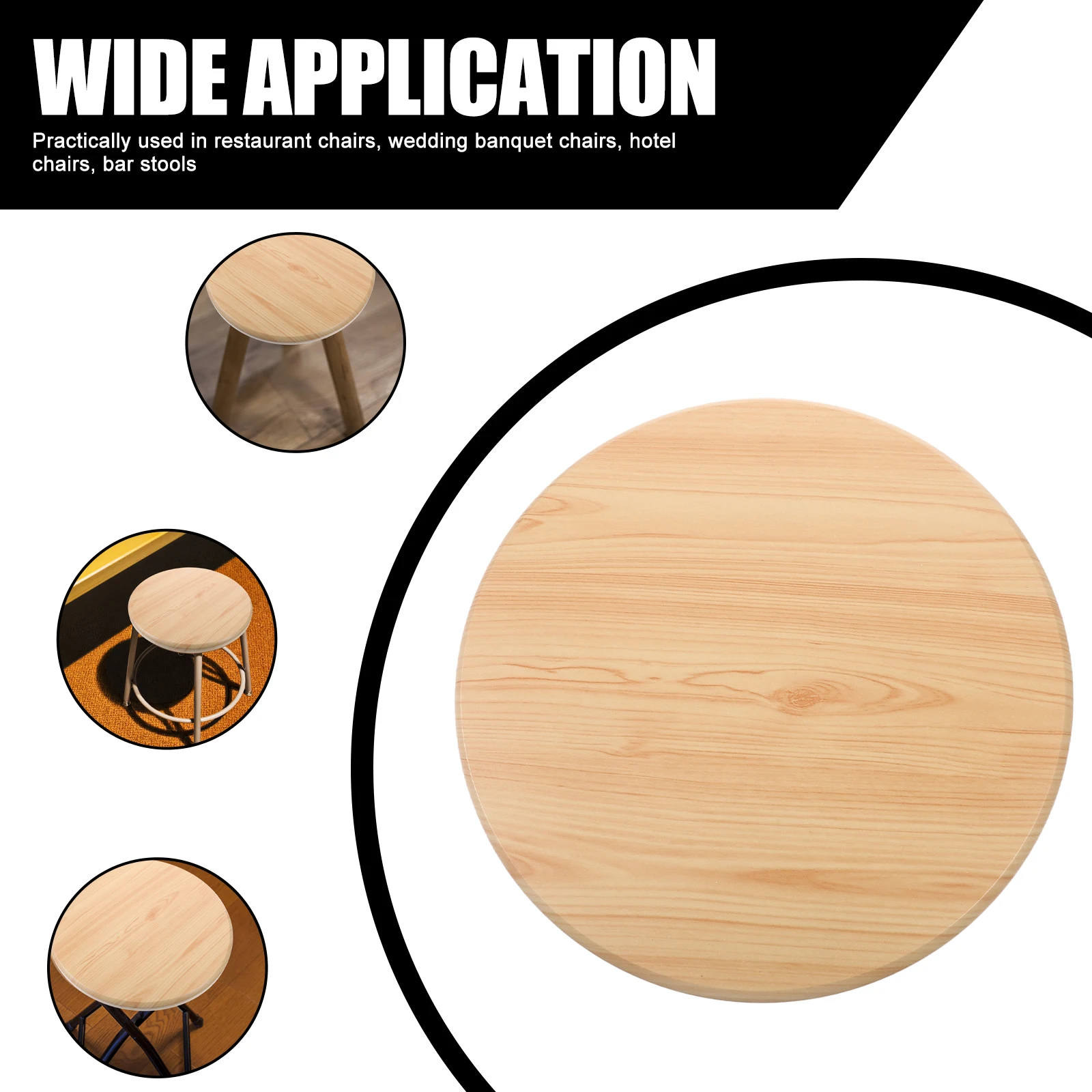Запасная часть круглого деревянного сиденья для барных стульев