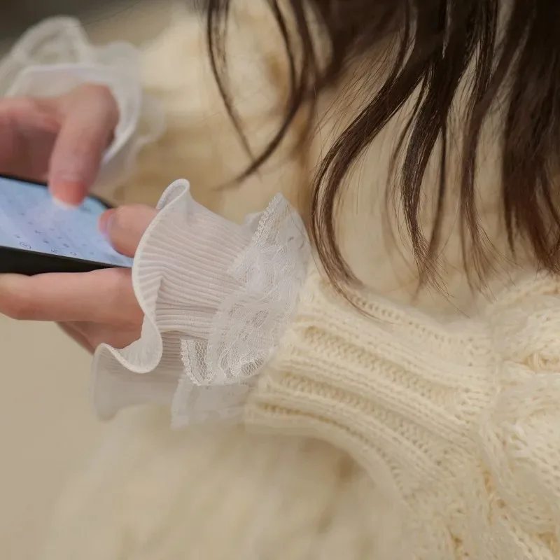 1 пара съемных искусственных рукавов - Фотография_6