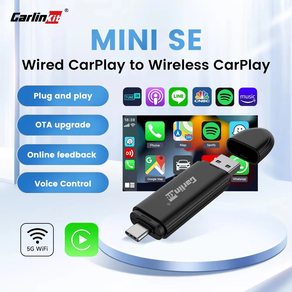 Новинка carlinkit беспроводной