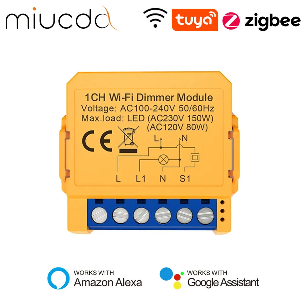 Умный диммер miucda tuya wi-fi zigbee