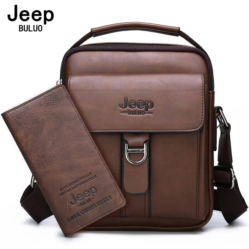 Jeep buluo мужские кожаные переносные сумки jeep buluo