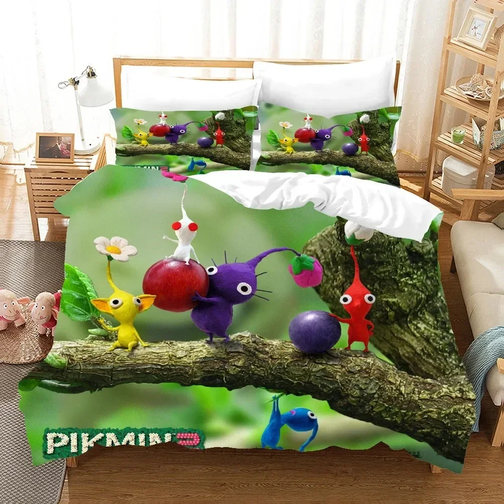3d аниме pikmin комплекты постельного - Фотография_2