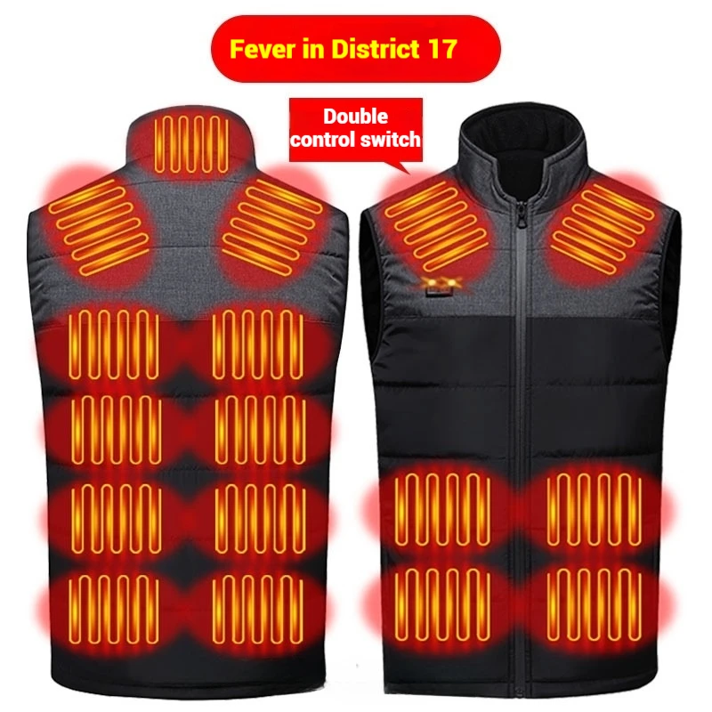 Мужской женский usb жилет с электрическим подогревом
