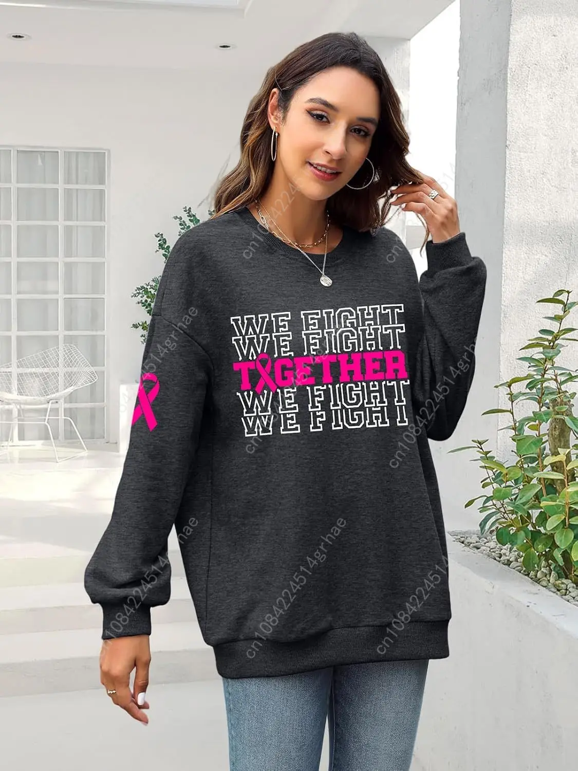 Толстовка с информацией о раке молочной железы - Фотография_3
