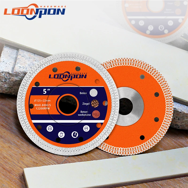 Алмазное лезвие для пилы loonpon 115/125/180/230 мм - Фотография_4