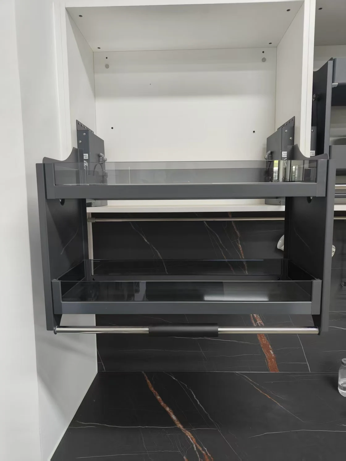 Стеклянный лифт-органайзер для еды - Фотография_6