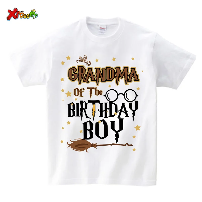 Рубашка для мальчика на день рождения волшебная метла - Фотография_4