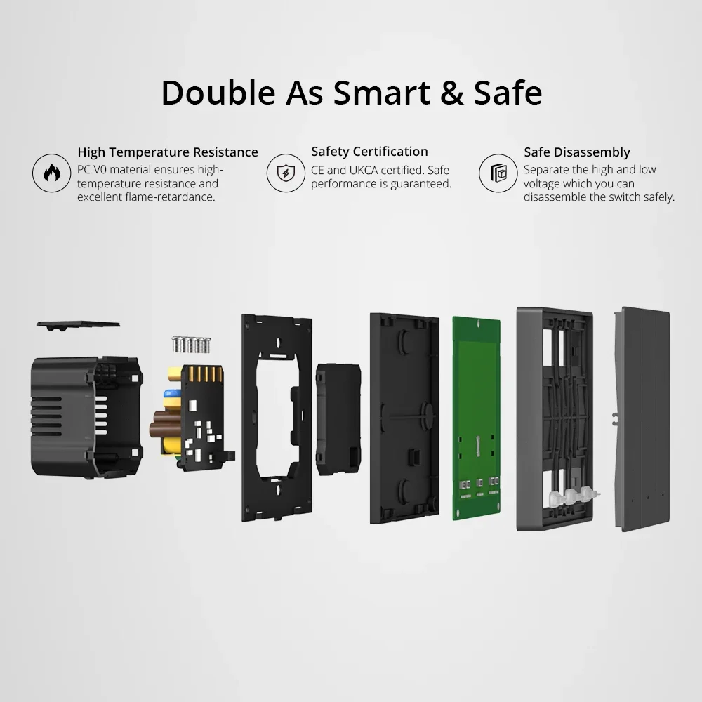 Умный выключатель sonoff m5 86 1c/2c/3c - Фотография_4