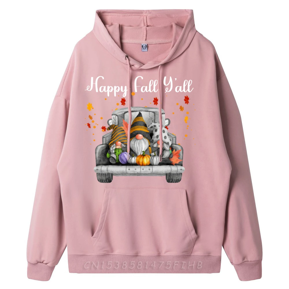 Happy fall y all gnomes pumpkin truck осенние забавные праздничные красные - Фотография_4
