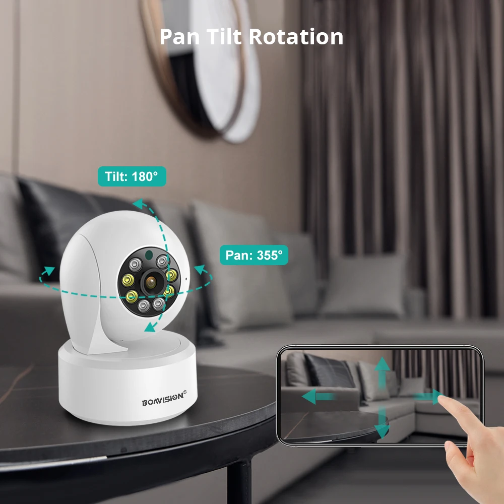 Ru boavision hd 2mp 4mp wi-fi ptz-камера - Фотография_3