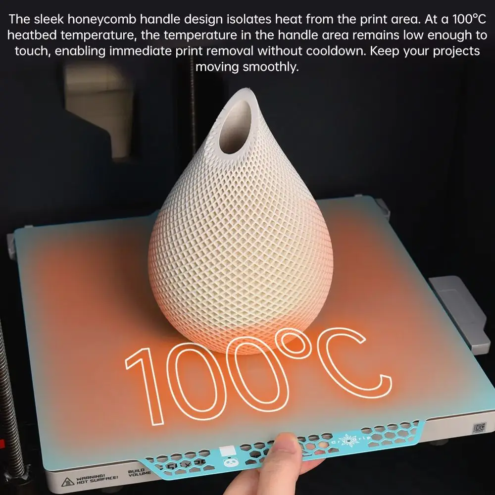 Разборная пластина biqu panda cryogrip pro с покрытием без засорения - Фотография_6