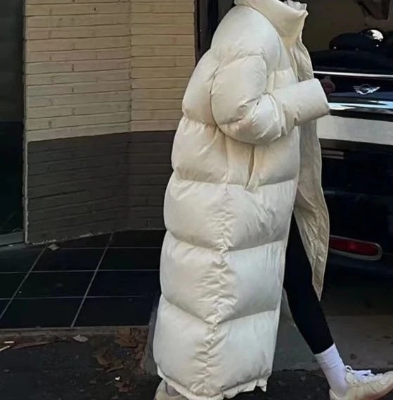 Хлопковое пальто длиной до колена