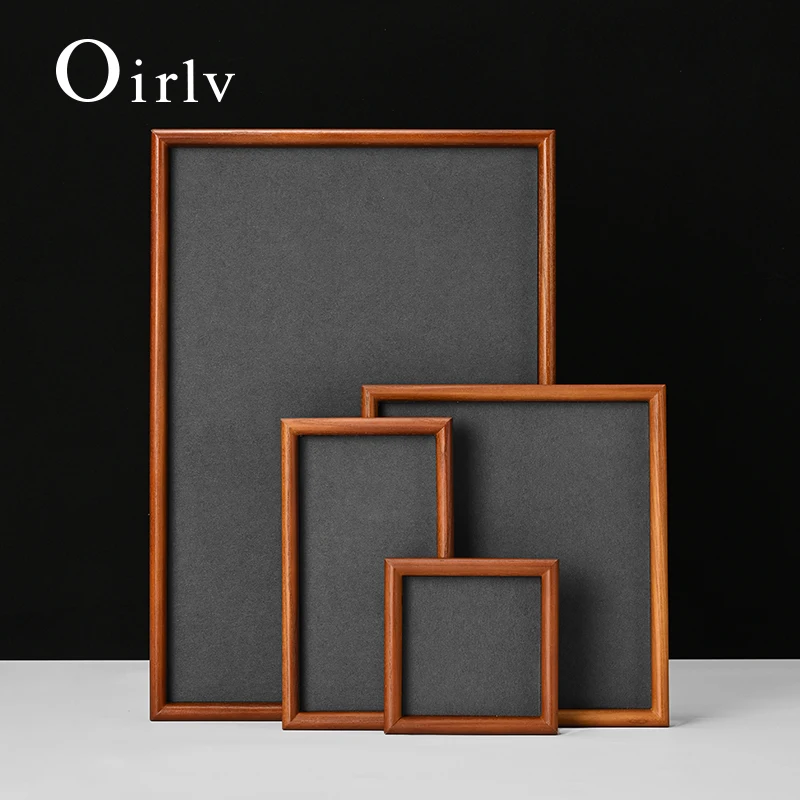Oirlv 4-размерный деревянный поднос для ювелирных изделий для колец - Фотография_6