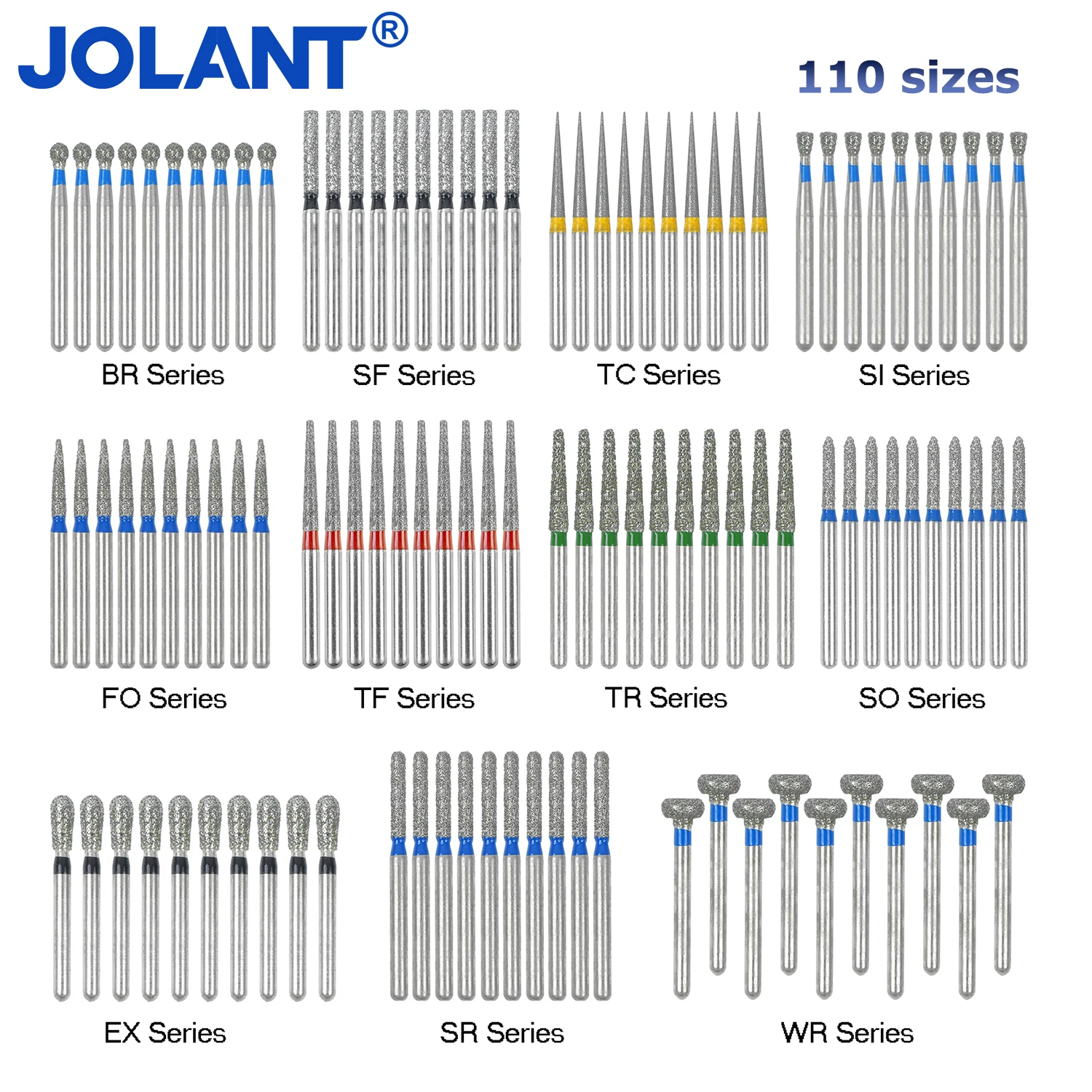 Jolant стоматологические алмазные боры