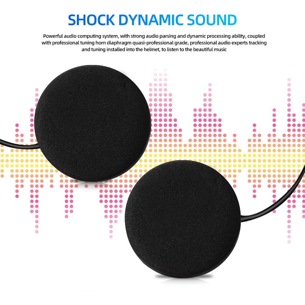 Bluetooth-гарнитура bt30 для мотоциклетного шлема - Фотография_3