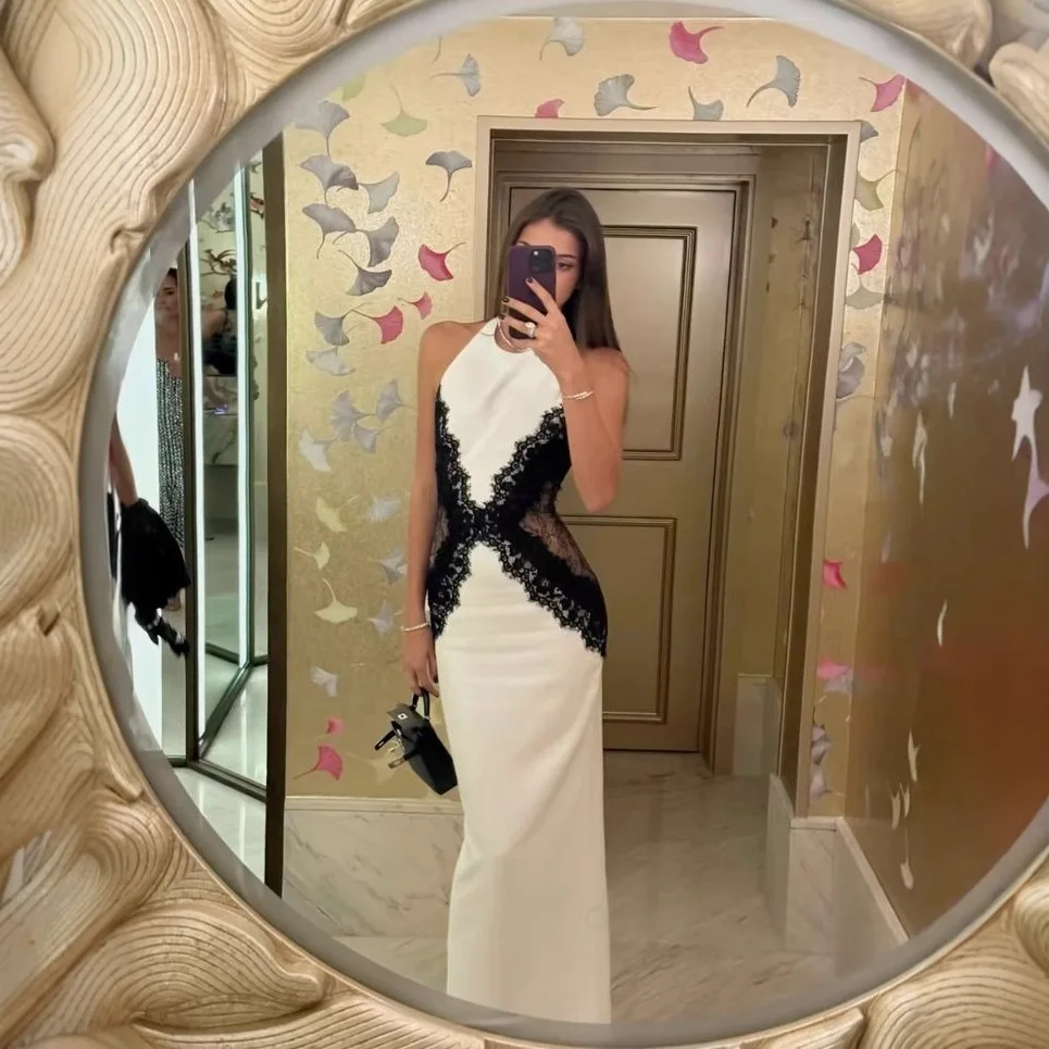 Года, сексуальное длинное платье с открытыми плечами и открытой спиной - Фотография_2
