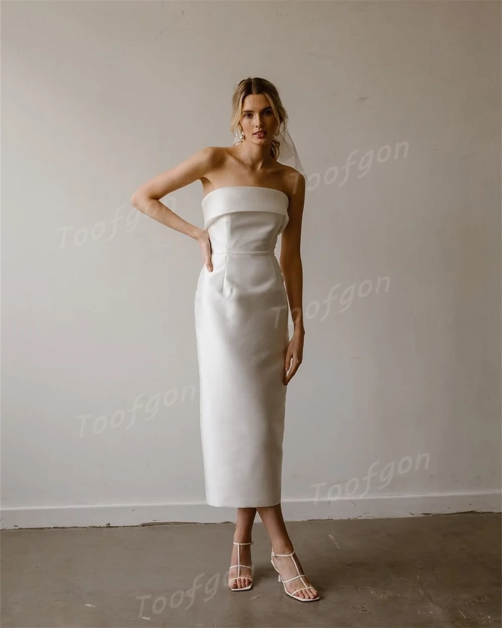 Toofan атласные свадебные платья - Фотография_3