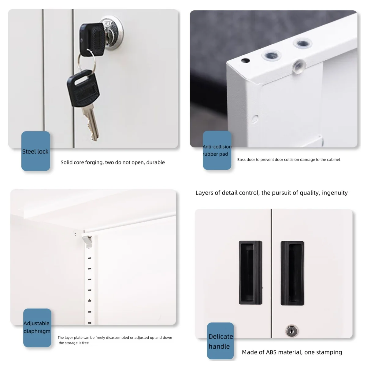 3-дверная металлическая стальная офисная мебель - Фотография_6