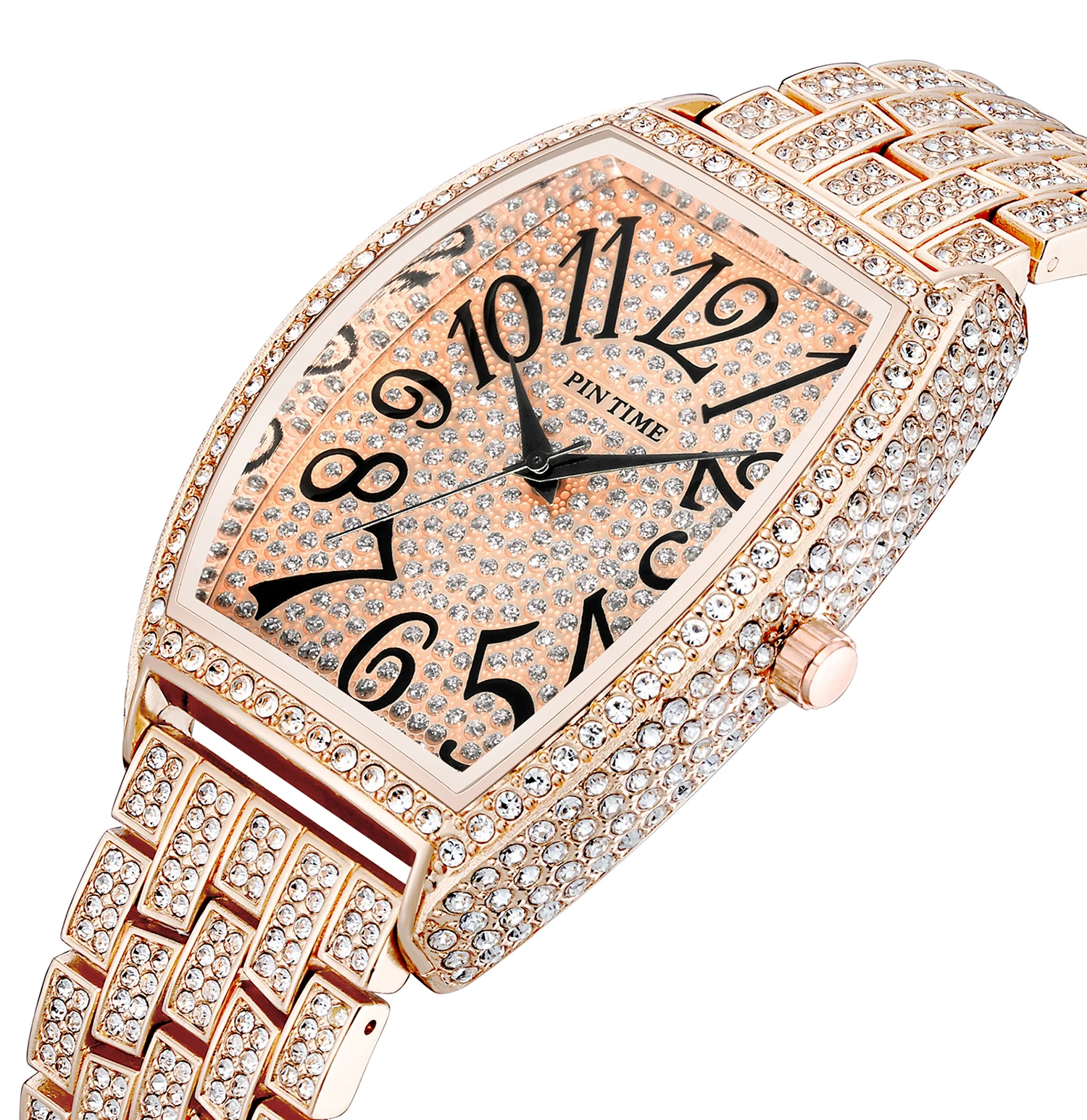 Pintime мужские часы iced out diamond - Фотография_4