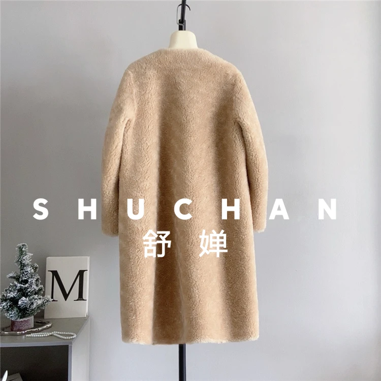 Женское пальто из 100% шерсти - Фотография_3