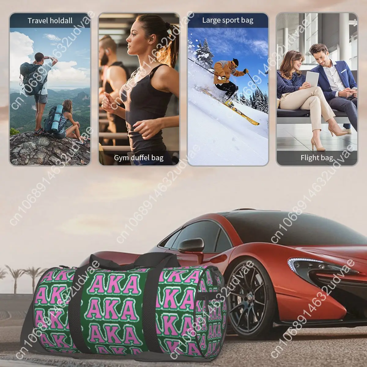 Aka спортивная сумка с принтом женского общества - Фотография_6