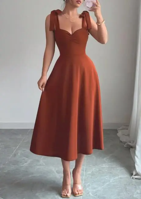 Сплошное цветное платье-жилет 2025 - Фотография_5