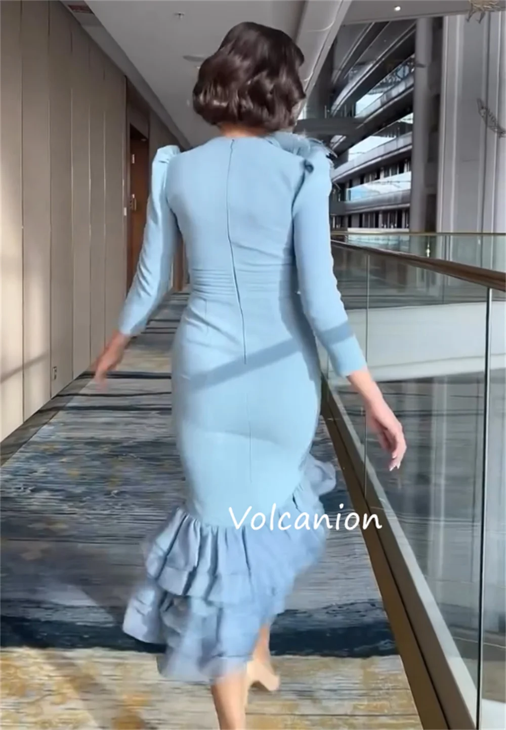 Индивидуальные платья миди из джерси - Фотография_4