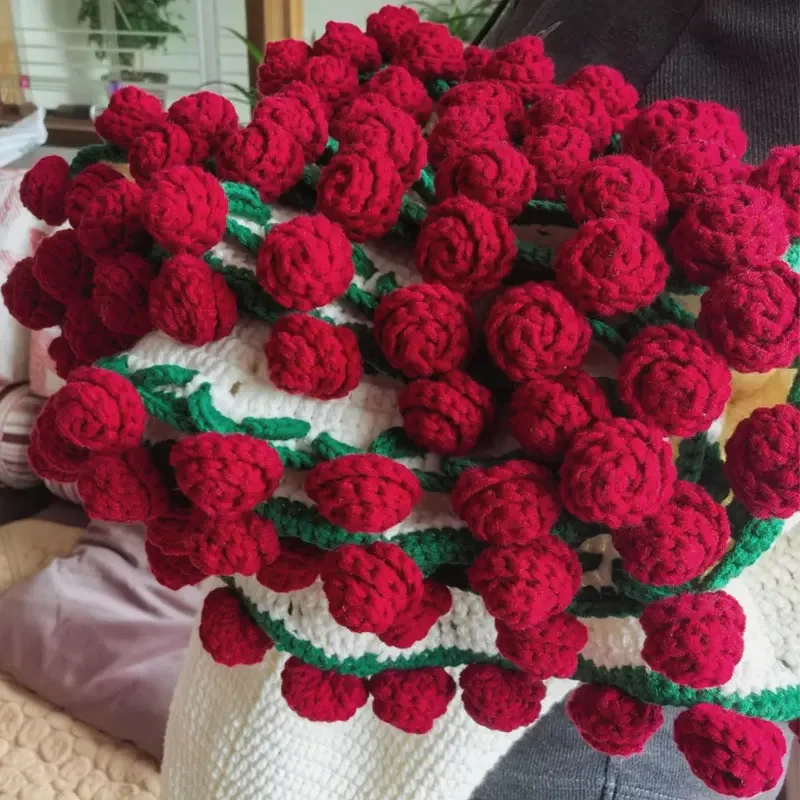 Большое одеяло с букетом розы
