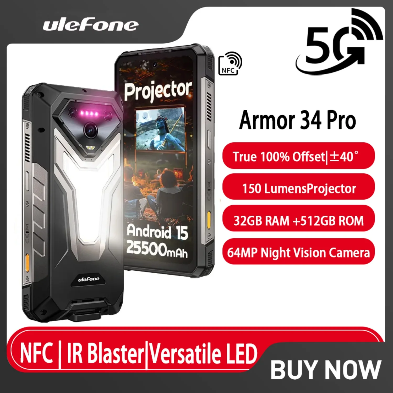 Новый смартфон ulefone armor 34