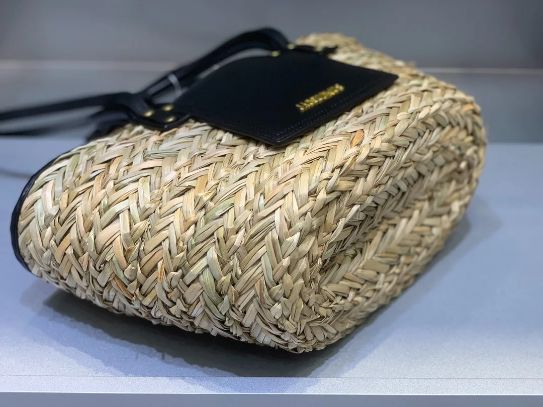 Новая серия straw basket bag jacquemus - Фотография_5