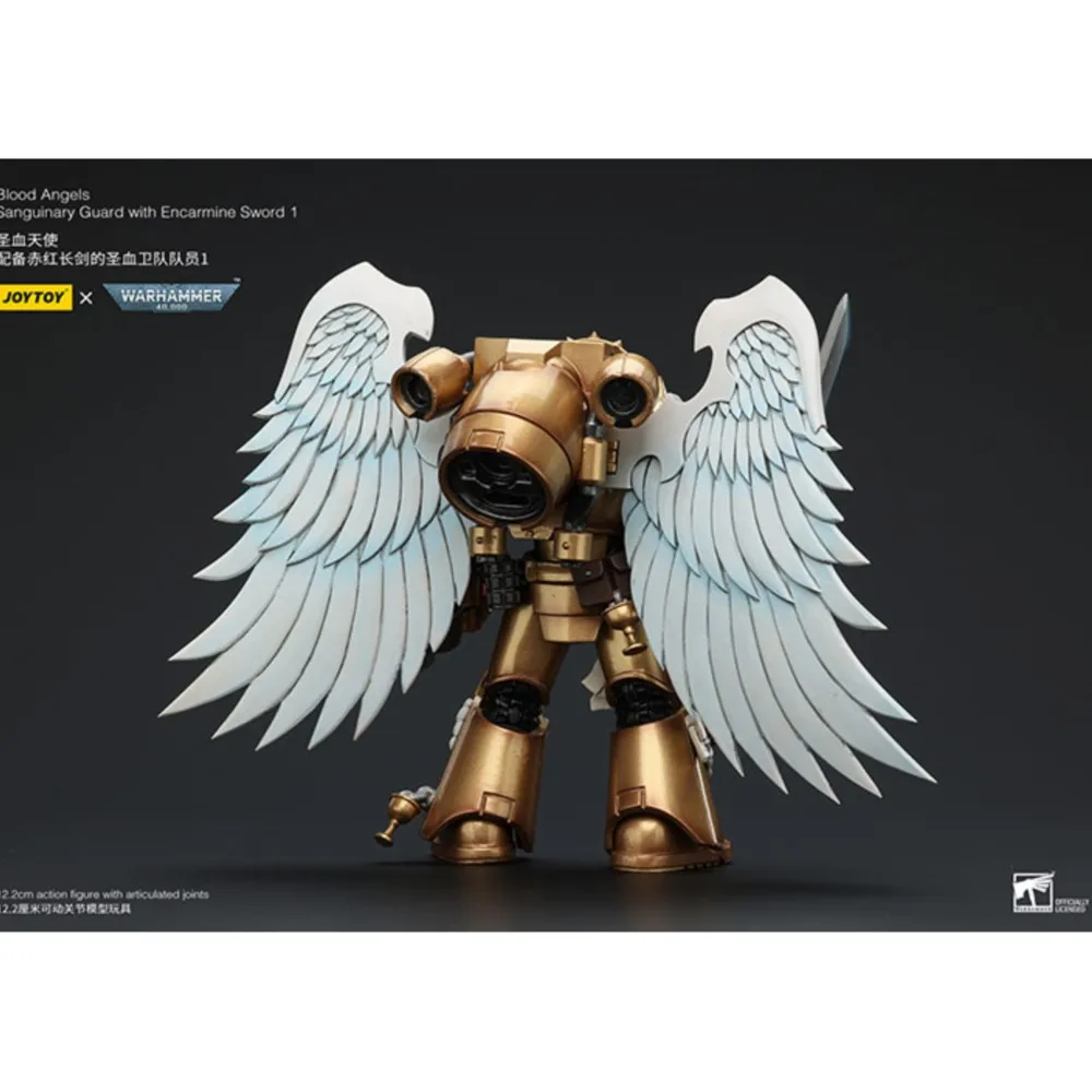 Joytoy warhammer 40k blood angels sanguinary guard с encarmine sword 1 - Фотография_4