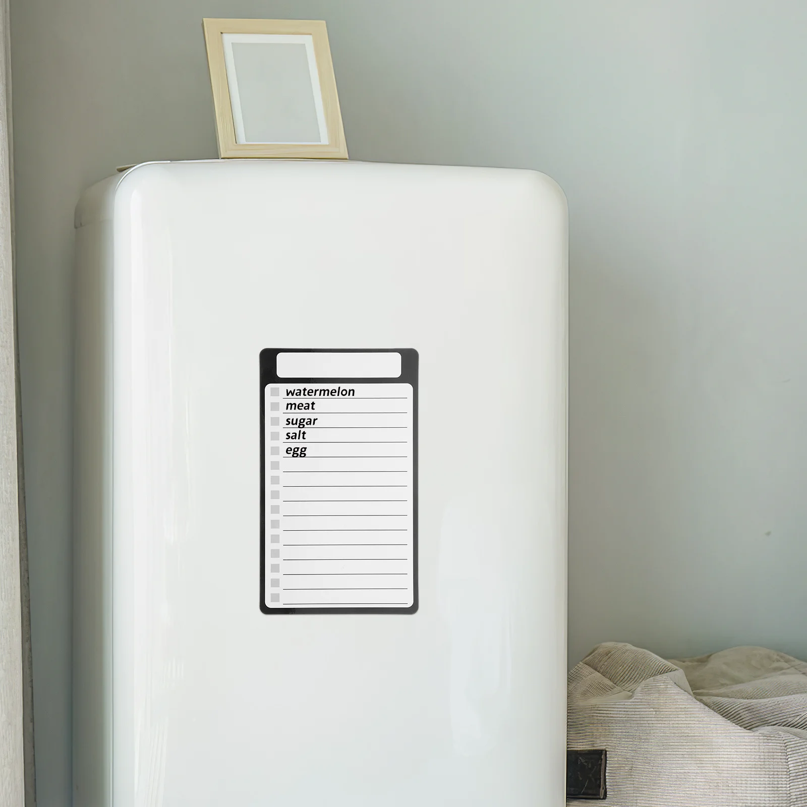 Стильный магнитный блокнот для гладкого письма на холодильнике - Фотография_4