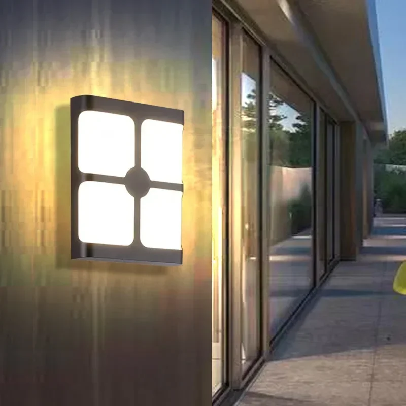 Современный уличный светодиодный настенный светильник - Фотография_2