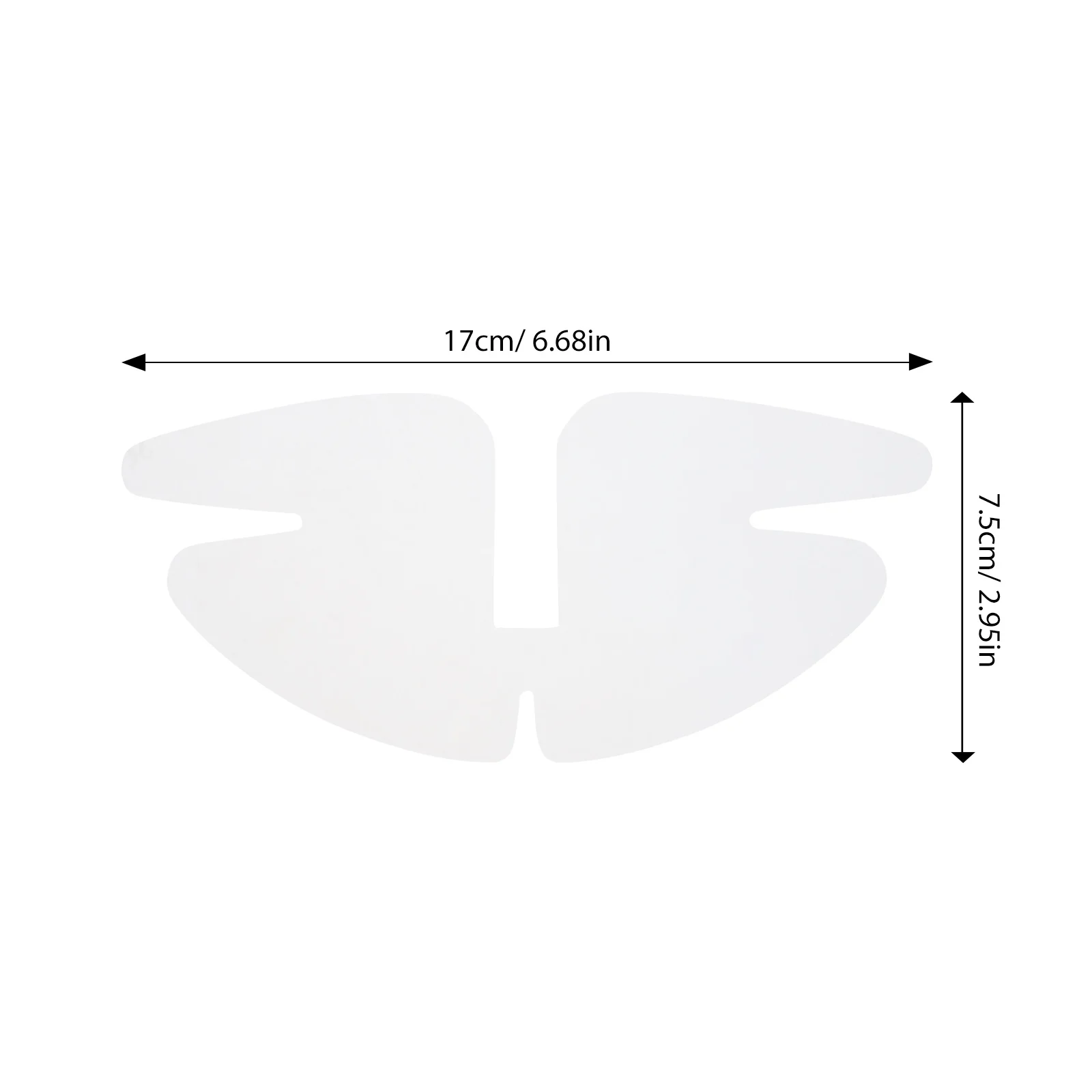 Пластиковые двухслойные усиленные воротники рубашки - Фотография_2
