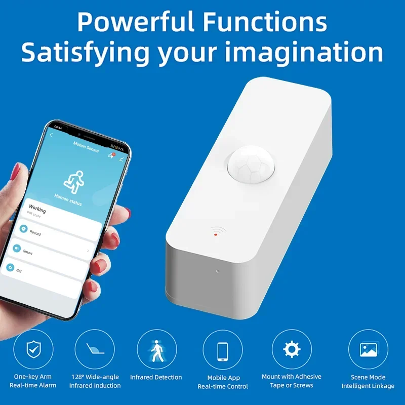 Tuya wifi zigbee pir датчик движения - Фотография_3
