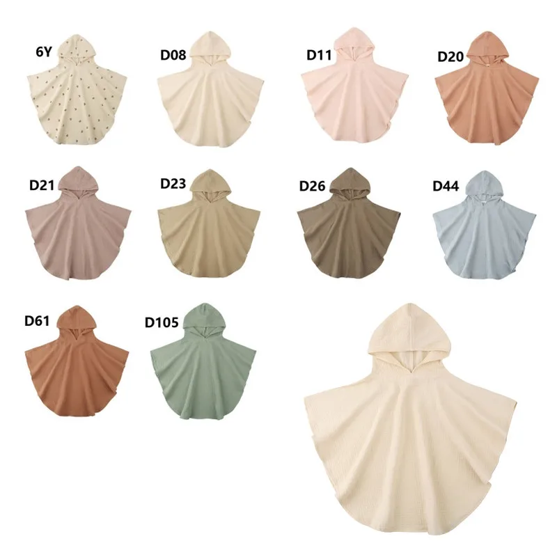 Мягкое хлопковое детское полотенце с капюшоном