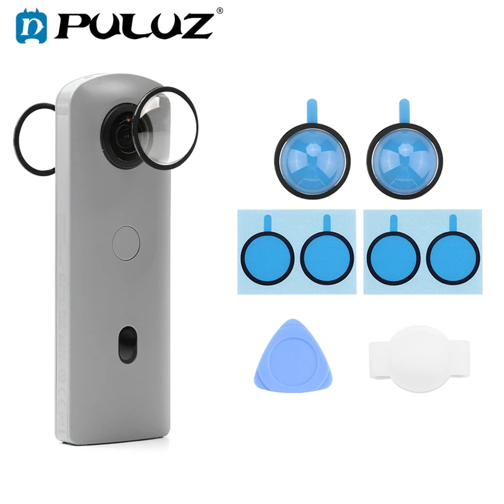 Защитная крышка объектива puluz для пк для ricoh theta sc2/s/v 360