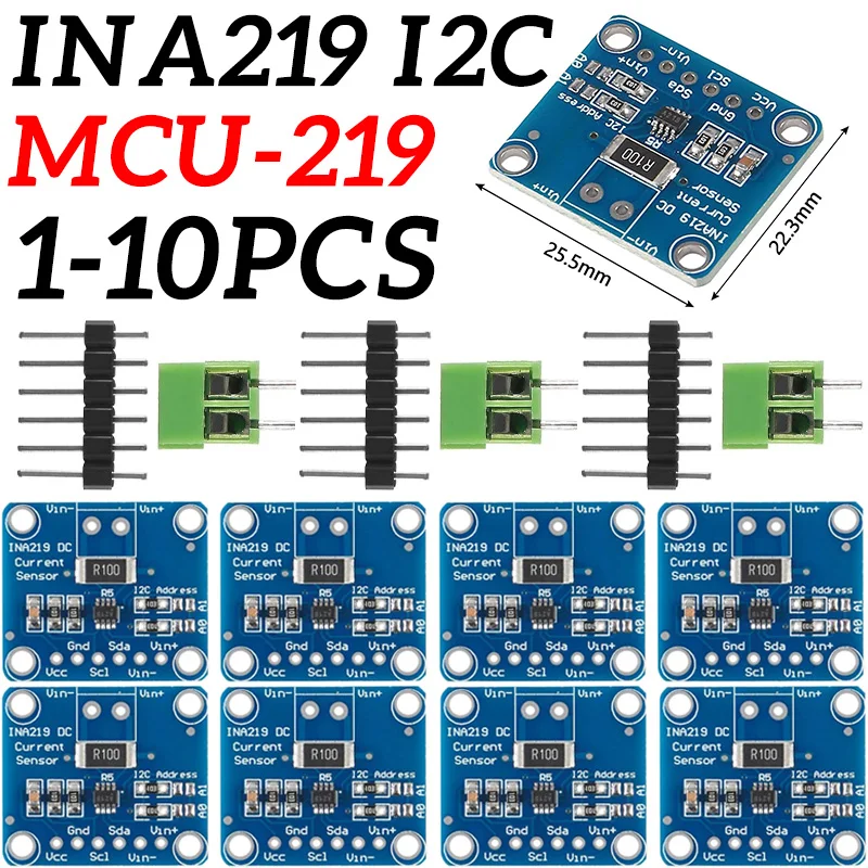 Mcu-219 ina219 i2c iic zero drift