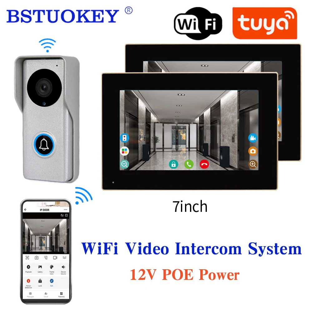 Умное приложение tuya ip poe видеодомофон